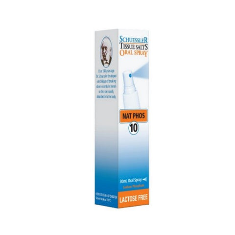 Schuessler Tissue Salts, Nat Phos 6X Acid Neutraliser, 30 Ml Schuessler Tissue Salts