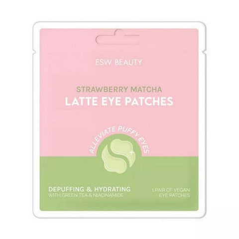 ESW Beauty, Strawberry Matcha Latte Depuffing And Hydrating Eye Patches, 20 Count