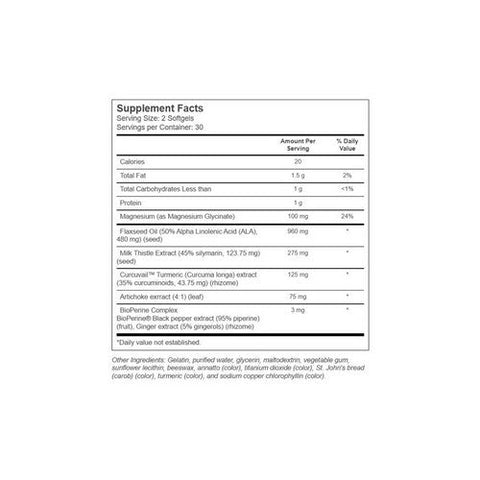 Irwin Naturals, Advanced Absorption Magnesium + Milk Thistle And Turmeric, 60 Count