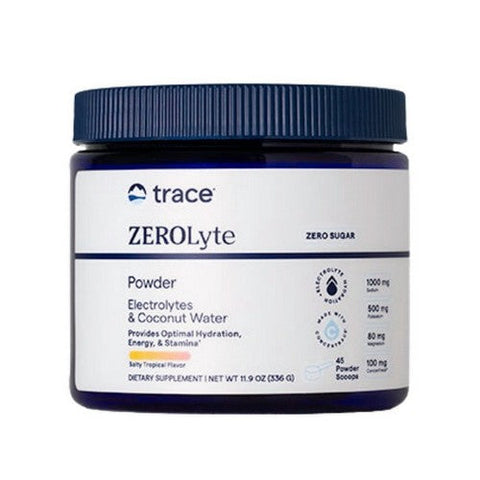 Trace Minerals, Zerolyte Powder Salty Tropical, 336 Grams Trace Minerals