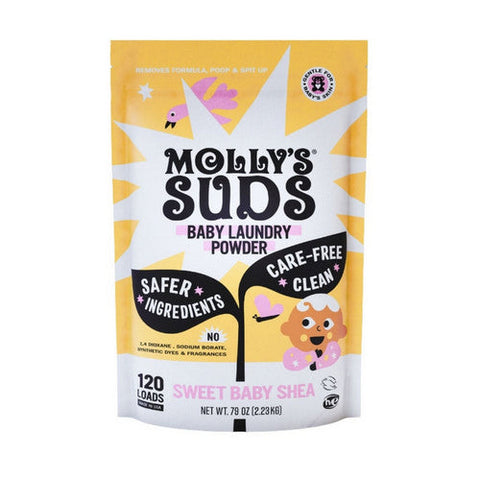 Baby Laundry Detergent Powder Sweet Baby Shea 120 Loads by Molly's Suds