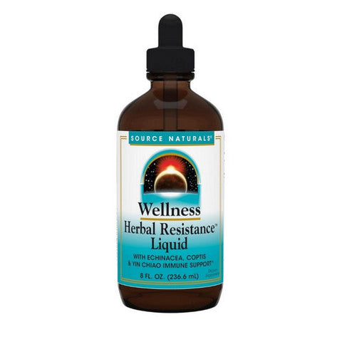 Source Naturals, Wellness Herbal Resistance Liquid Standard Formula, 8 Fl Oz Source Naturals