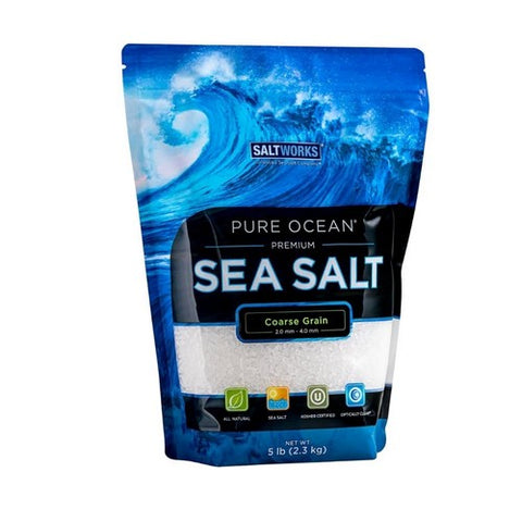 SaltWorks, Pure Ocean Sea Salt Coarse Grain, 5 Lbs SaltWorks