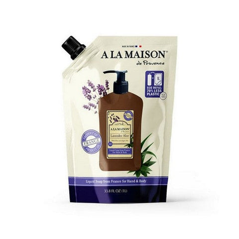 A La Maison, Liquid Soap Hand And Body Lavender Aloe, 33.8 Oz A La Maison
