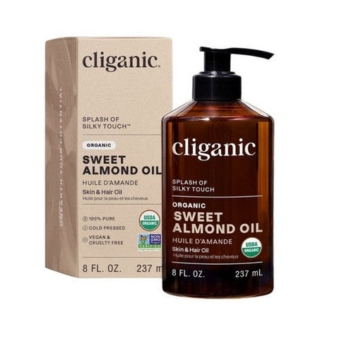 Cliganic, Organic Almond Oil, 8 Oz Cliganic