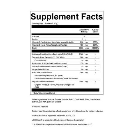 Blueshift Nutrition, Skin Defense Plus Hibiscus Orange, 2.60 Oz Blueshift Nutrition