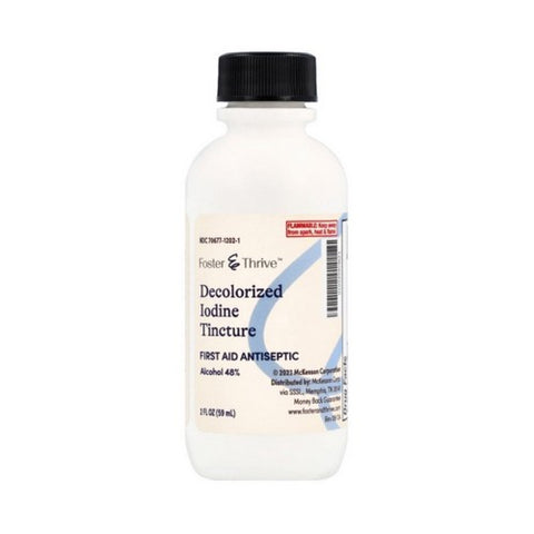 Decolorized Iodine Tincture 2 Oz by Foster And Thrive
