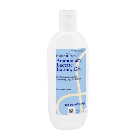 Foster And Thrive, Ammonium Lactate Lotion 12% Fragrance Free, 8 Oz Foster And Thrive