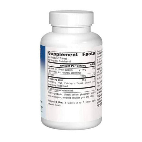 Planetary Herbals, Full Spectrum Elderberry Extract, 525 mg, 90 Tabs