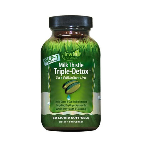 Milk Thistle Triple Detox 60 Softgels by Irwin Naturals