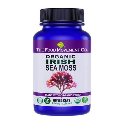 Organic Irish Sea Moss 60 Caps by The Food Movement Co.
