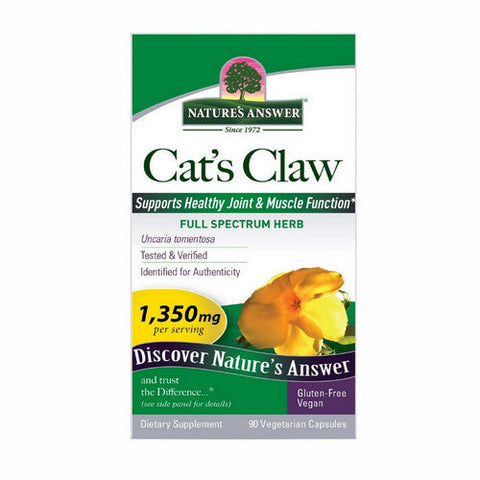 Nature's Answer, Cats Claw Inner Bark, 90 Caps