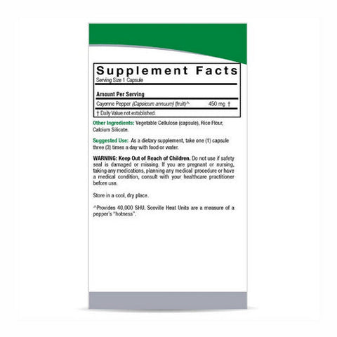 Nature's Answer, Cayenne, 40,000 Mg, 90 Veg Caps Nature's Answer