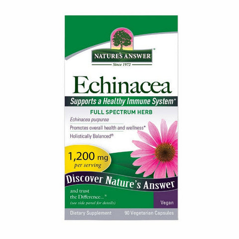 Nature's Answer, Echinacea, 90 Vegcaps Nature's Answer