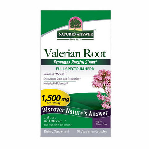 Nature's Answer, Valerian Root, 1500 Mg, 90 Veg Caps Nature's Answer
