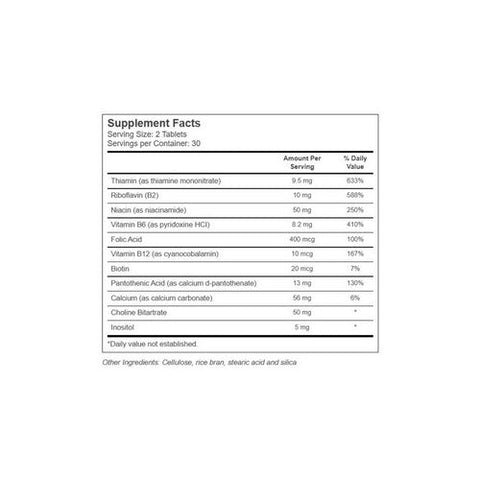 Thompson, Vitamin B Complex With Rice Bran, 60 Tablets Thompson