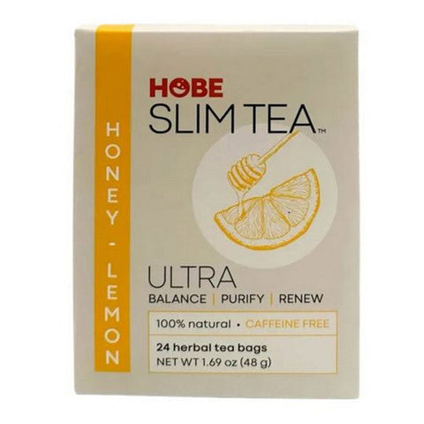 Hobe Labs, Ultra Slim Tea Honey Lemon, Honey Lemon 24 Bags Hobe Labs