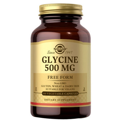 Solgar, Glycine, 500 mg, 100 Veg Caps Solgar