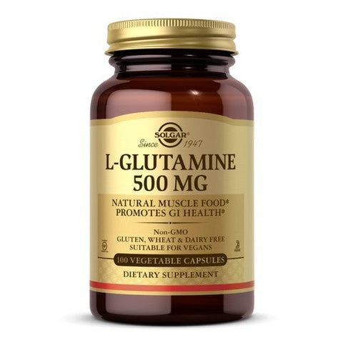 Solgar, L-Glutamine, 500 mg, 100 V Caps Solgar