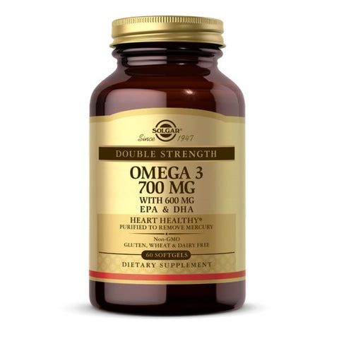 Solgar, Double Strength Omega-3, 700 mg, 60 S Gels Solgar