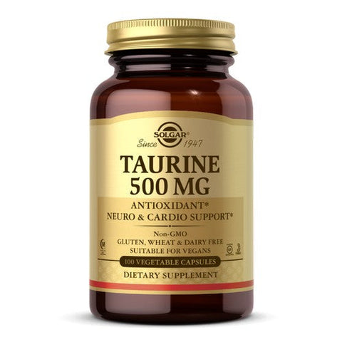 Solgar, Taurine, 500 mg, 100 V Caps Solgar