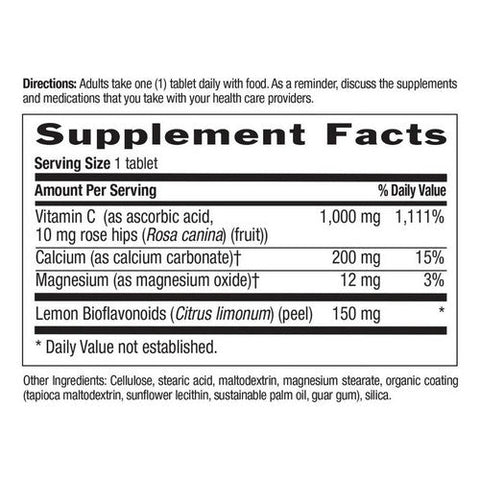 Country Life, Buffered Vitamin C with Bioflavonoids, 1000 MG, 100 Tabs Country Life