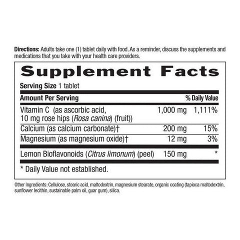 Country Life, Buffered Vitamin C with Bioflavonoids, 1000 MG, 250 Tabs Country Life