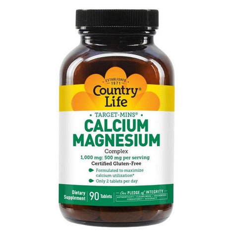 Country Life, Target-Mins Calcium Magnesium, 90 Tabs Country Life