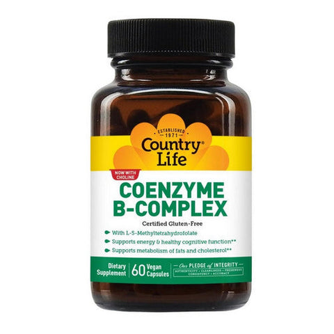 Country Life, Coenzyme B-Complex Vegetarian, 60 Caps Country Life