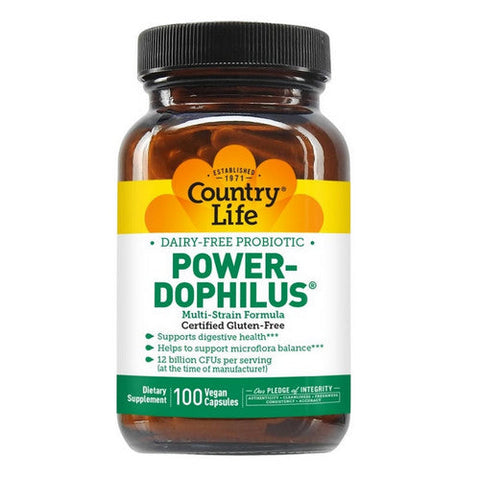 Country Life, Power-Dophilus Vegetarian, 100 Caps Country Life