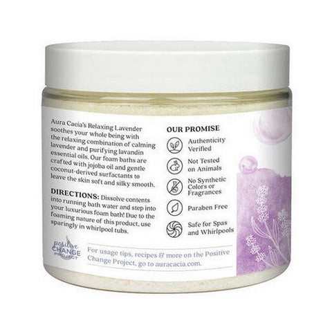 Aura Cacia, Aromatherapy Foam Bath, Lavender 14 oz Aura Cacia