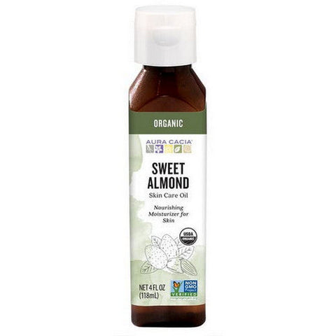 Aura Cacia, Organics Skin Care, Sweet Almond 4 fl oz Aura Cacia