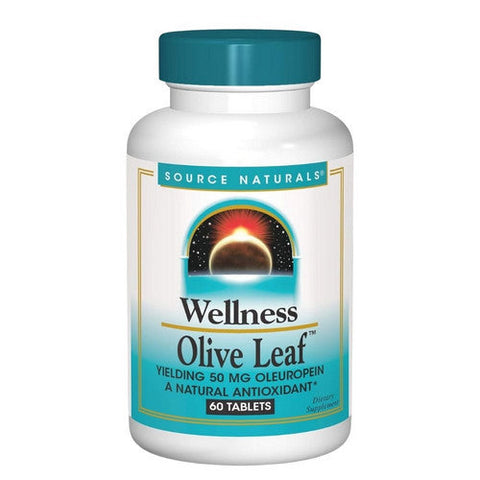 Source Naturals, Wellness Olive Leaf, 60 Tabs Source Naturals