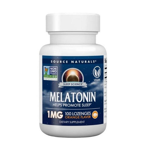 Source Naturals, Sleep Science Melatonin Orange, 1 Mg, 100 Tabs Source Naturals