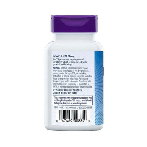 Natrol, Mood And Stress 5-HTP, 50 mg, 30 Caps Natrol