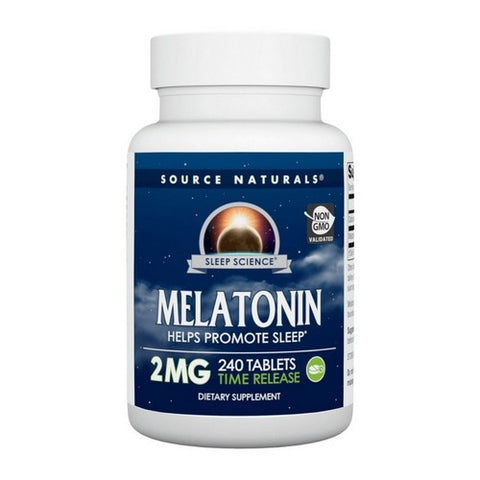 Source Naturals, Sleep Science Melatonin Timed Release, 2 MG, Timed Release 240 Tabs Source Naturals