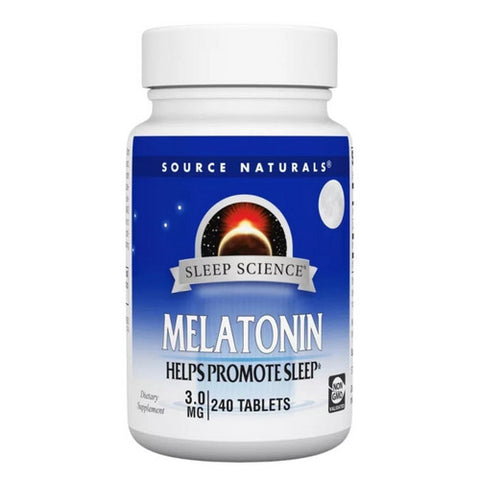 Source Naturals, Sleep Science Melatonin, 3 Mg, 240 Tabs Source Naturals
