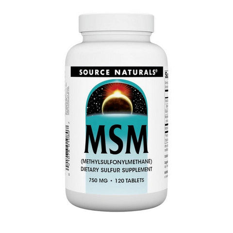 Source Naturals, MSM (Methylsulfonylmethane) with Vitamin C, 750 mg, 120 Tabs Source Naturals