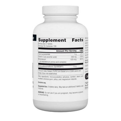 Source Naturals, MSM (Methylsulfonylmethane) with Vitamin C, 750 mg, 240 Tabs Source Naturals