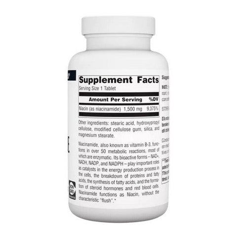 Source Naturals, Niacinamide B-3, 1500 mg, 100 Tabs Source Naturals