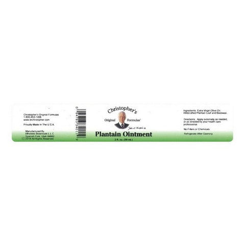 Christopher's Original Formulas, Plantain Ointment, 2 OZ Christopher's Original Formulas