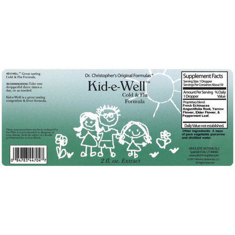 Dr. Christophers Formulas, Kid-e-Well Extract, 2 oz Dr. Christophers Formulas