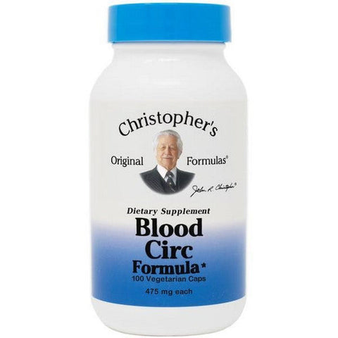 Dr. Christophers Formulas, Blood Circulation Formula, 100 Vegicaps Dr. Christophers Formulas