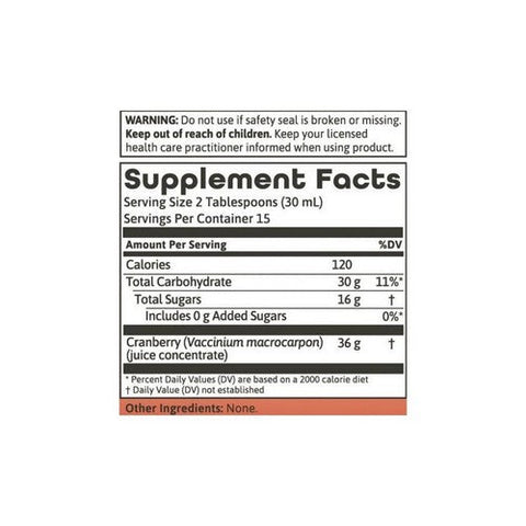 Dynamic Health Laboratories, Pure Cranberry Juice Concentrate, 8 Oz Dynamic Health Laboratories
