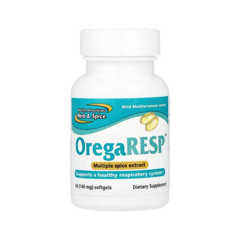 North American Herb & Spice, Oregaresp, P73, 60 Gels North American Herb & Spice