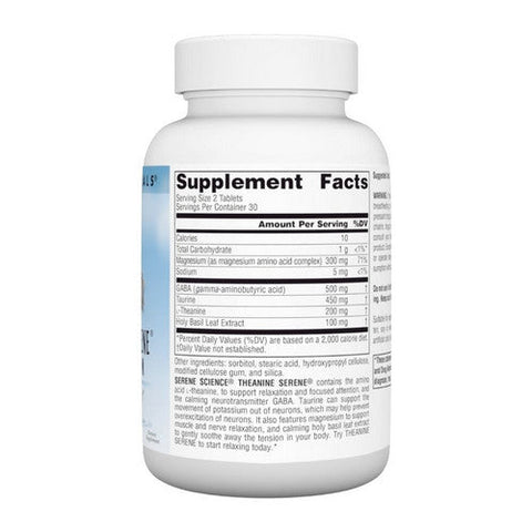 Source Naturals, Theanine Serene, 60 Tabs Source Naturals