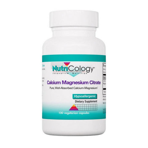 Nutricology/ Allergy Research Group, Calcium Magnesium Citrate, 100 Caps Nutricology/ Allergy Research Group