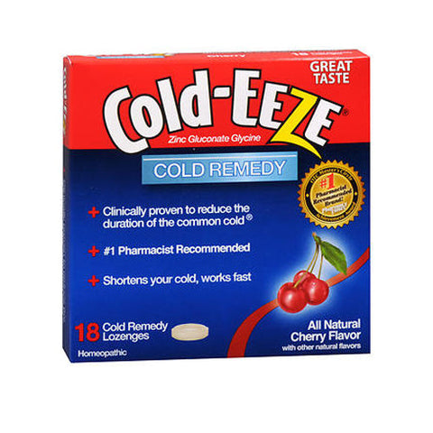 Cold-Eeze, Homeopathic, Non-Sedating Lozenges, Cherry, 18 Pc Cold-Eeze