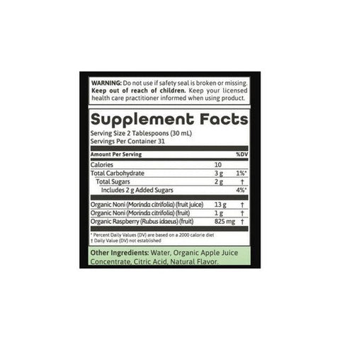 Dynamic Health Laboratories, Organic Tahitian Noni Raspberry Flavor, 32 Oz Dynamic Health Laboratories