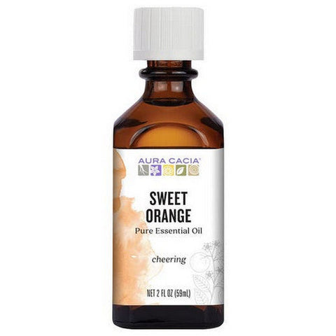 Aura Cacia, Essential Oil Orange Sweet, (citrus sinensis) 2OZ Aura Cacia